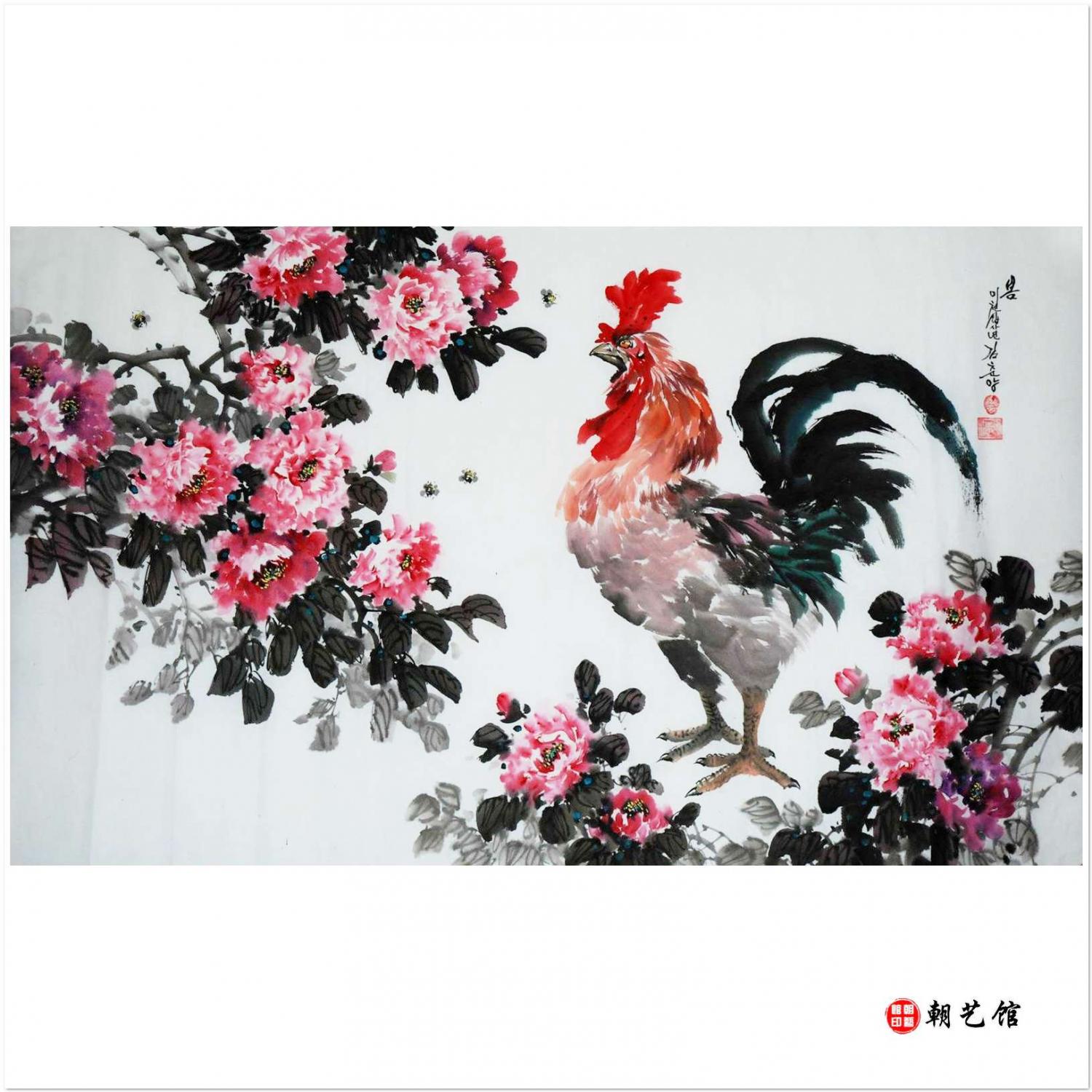 金春阳《春2》朝鲜国画