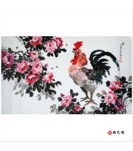金春阳《春2》朝鲜国画