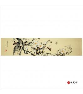 金春阳《冰清玉洁》朝鲜国画