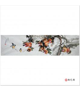 金春阳《多子》朝鲜国画