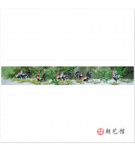 吴永成《春》朝鲜国画手卷