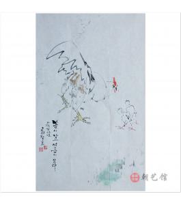 崔哲浩《春去夏来》朝鲜国画