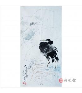 崔哲浩《早晨》朝鲜国画