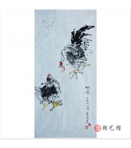 崔哲浩《夏季》朝鲜国画--xgf