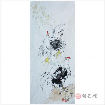 崔哲浩《夏天》朝鲜国画--XG3-xgf-1112