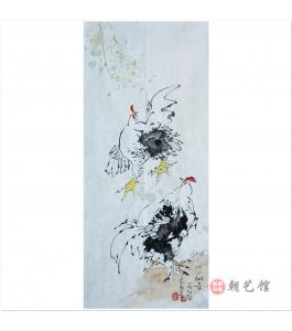 崔哲浩《夏天》朝鲜国画--XG3-xgf-1112