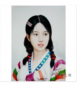 朴仁建《仙景肖像》朝鲜国画