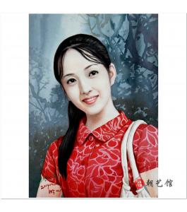 朴仁建《全香肖像》朝鲜国画