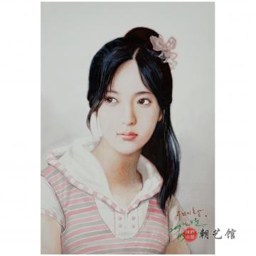 朴仁建《“右南美”肖像》朝鲜国画-jg2-1