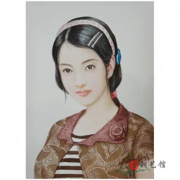 朴仁建《“林英后”肖像》朝鲜国画