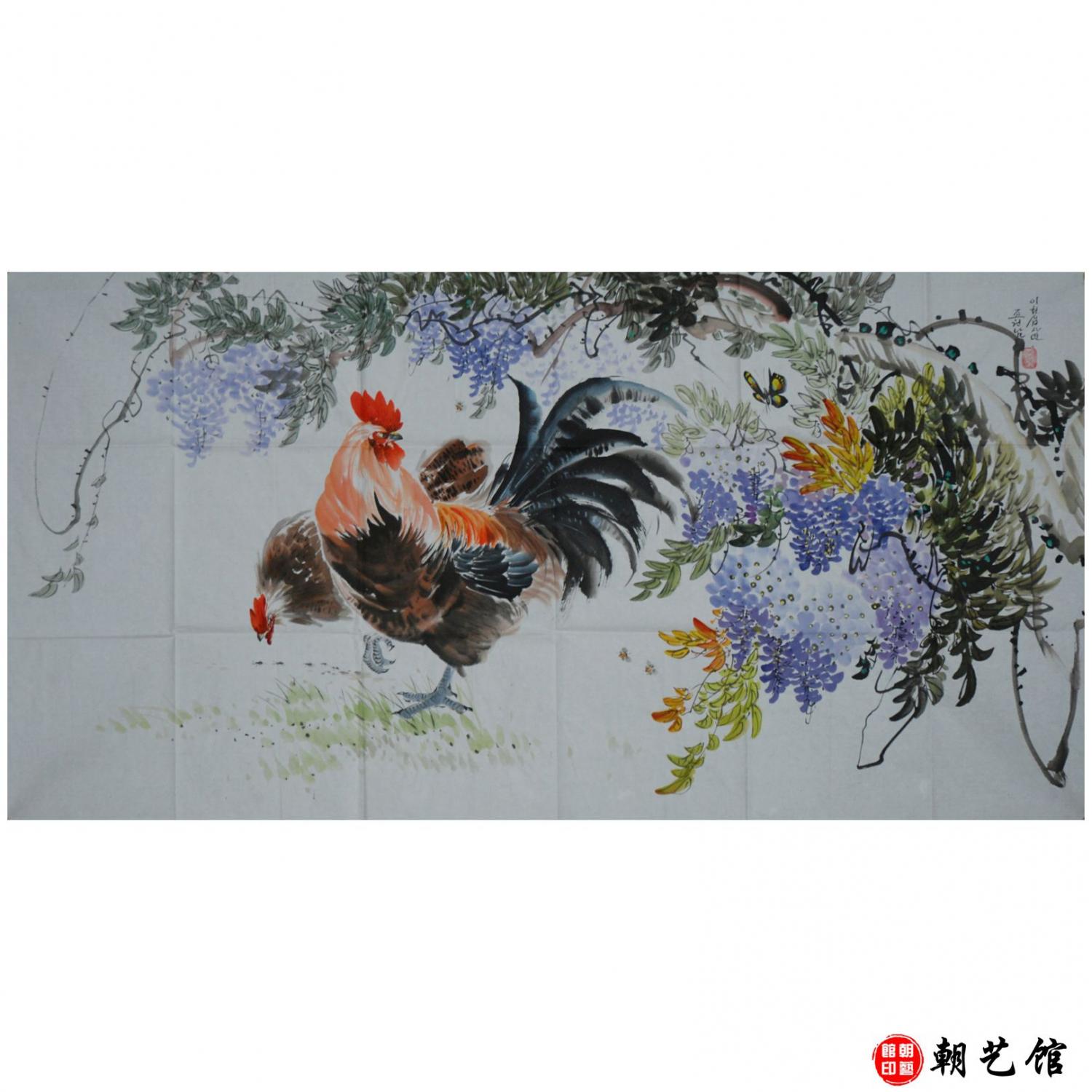 赵元南《大吉图》朝鲜国画-jdzx