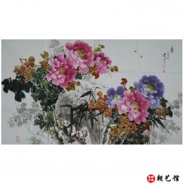 洪有成《春色》朝鲜国画--ph-1112