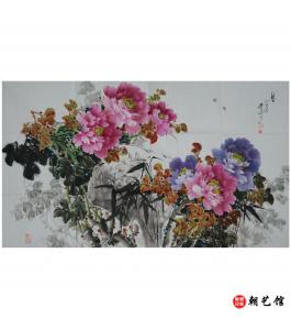 洪有成《春色》朝鲜国画--ph-1112