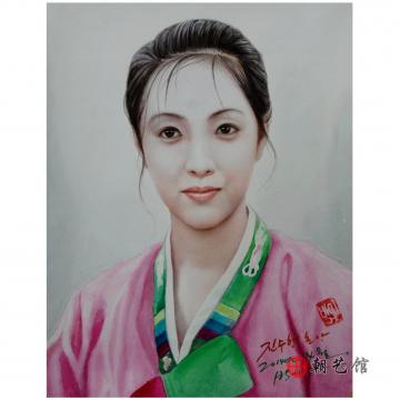 朴仁建《秦秀香》朝鲜国画