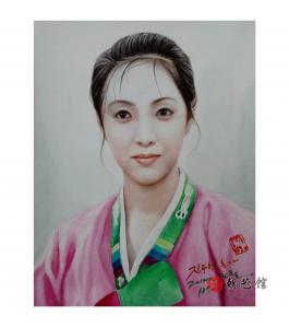 朴仁建《秦秀香》朝鲜国画