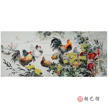 赵元南《大吉图》朝鲜国画--yh-P522