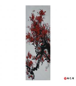金春阳《花鸟》朝鲜国画