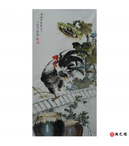 金春阳《故乡》朝鲜国画