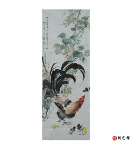 金春阳《盛夏》朝鲜国画