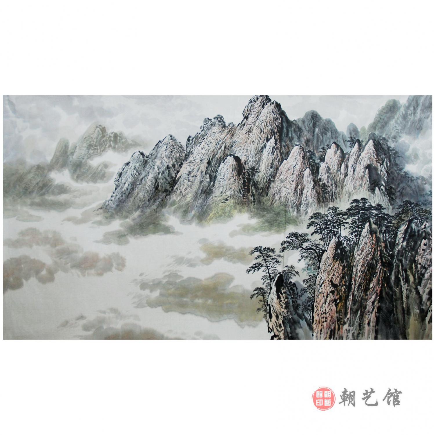 佚名《金刚山》朝鲜国画-zy