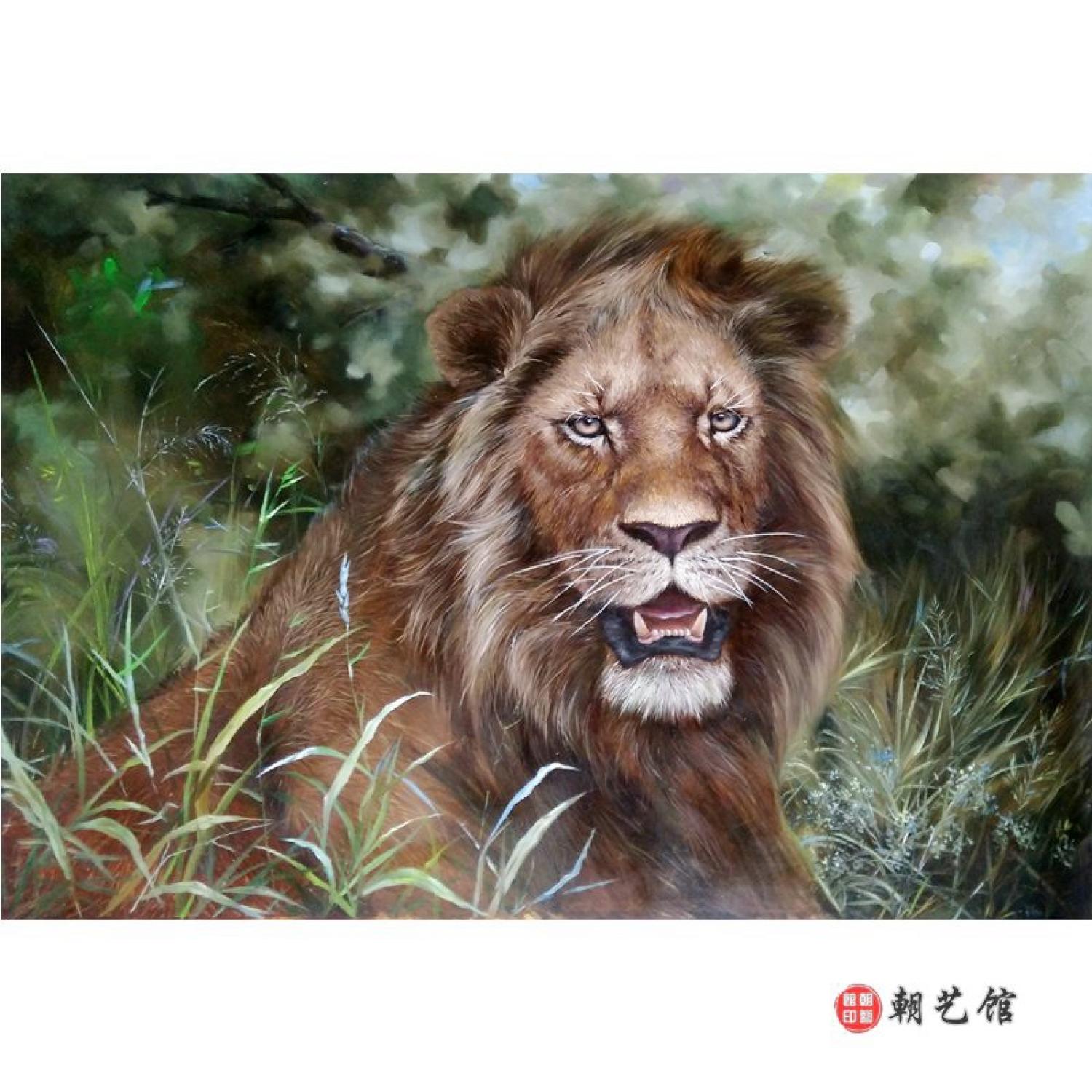 朴哲民《雄风》朝鲜油画-L913