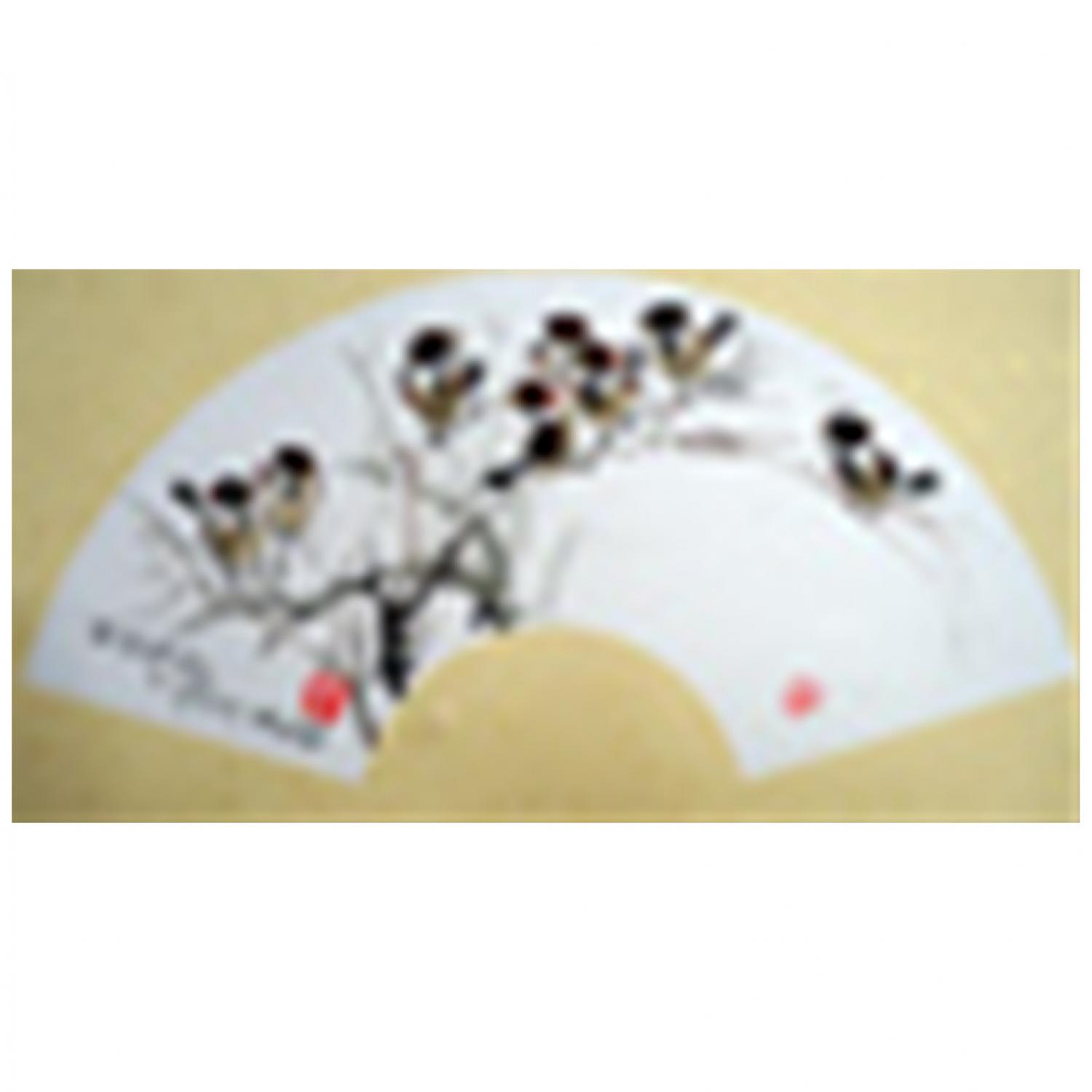 金春阳《麻雀满枝》朝鲜国画
