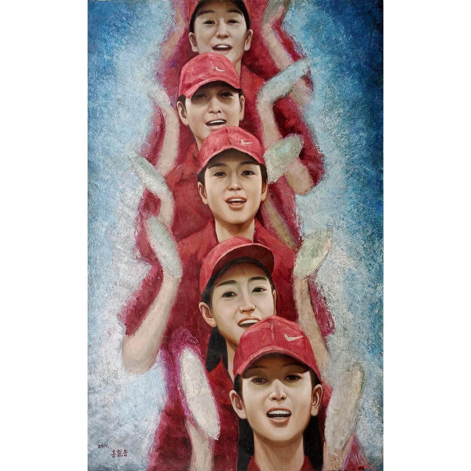 洪哲雄《阿里郎》朝鲜油画